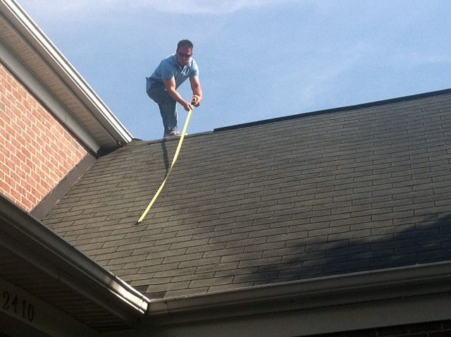 Measuring roof